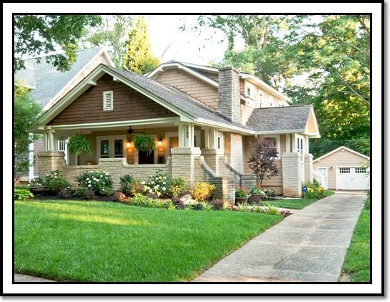 Charlotte NC craftsman home exterior